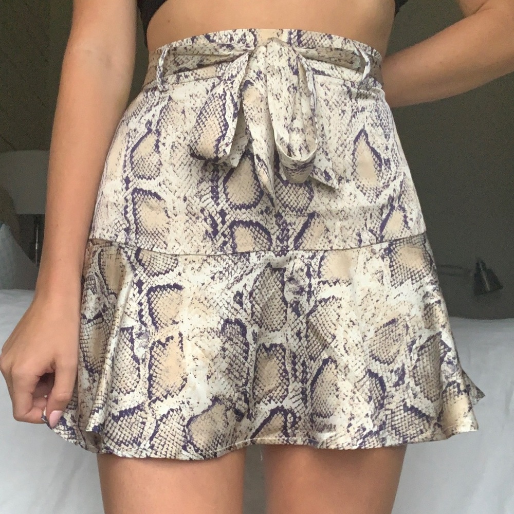 Snakeskin Skirt